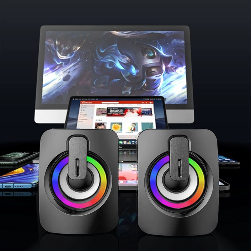 Computer Speakers HiFi Stereo  - Desk Setup Speakers 评论和价格