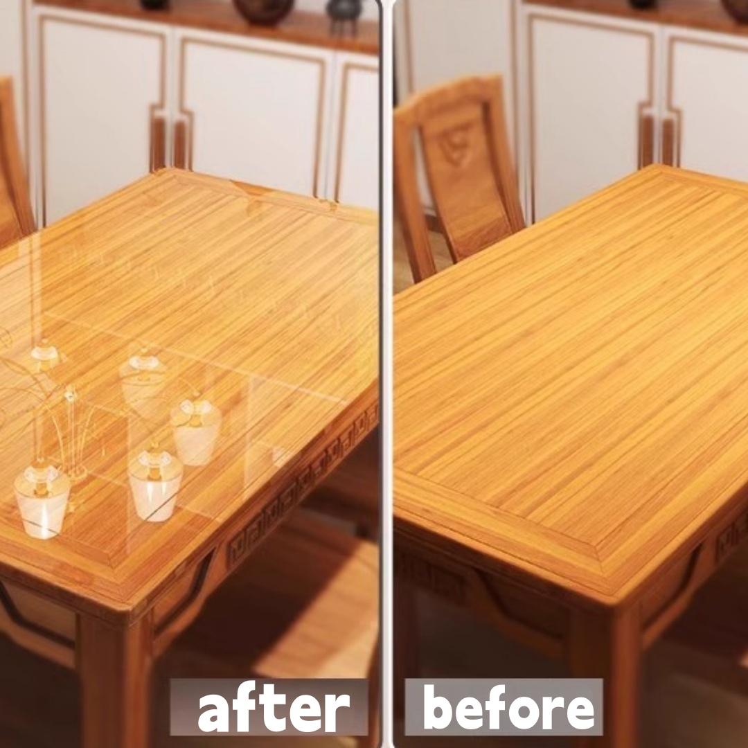 Transparent PVC Desktop Protec - Desk Setup Desk 评论和价格