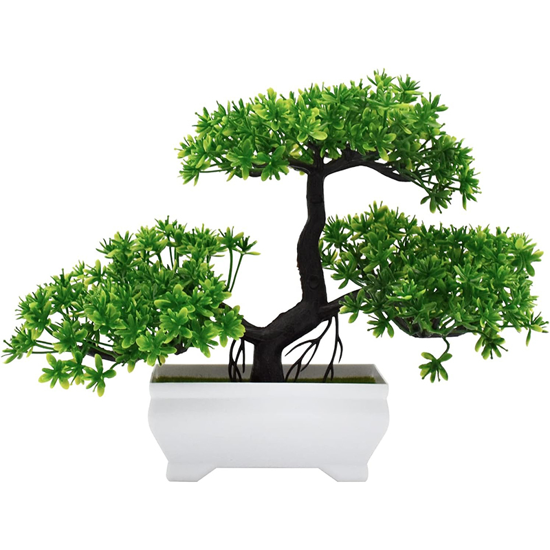 Artificial Bonsai Plastic Bion - Desk Setup Plant 评论和价格