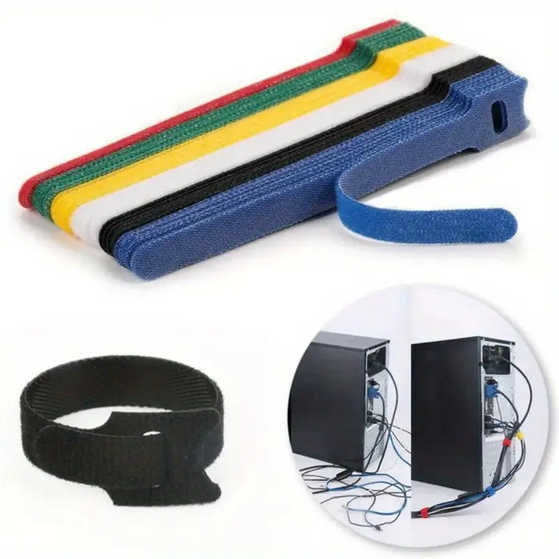 30Pcs Multicolor Reusable Velc - Cable Velcro Strap 评论和价格