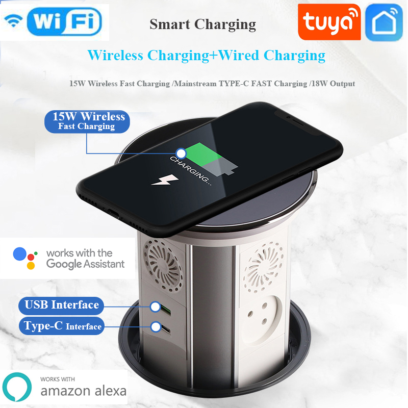 WIFI Tuya Touch Automatic Lift - Desk Setup Speakers 评论和价格