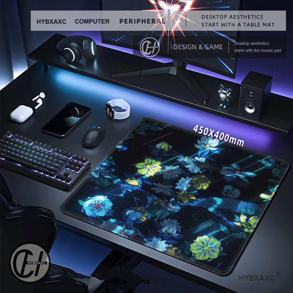 HYBXAXC Dark Floral Manga Back - Work Desk Home Setup 评论和价格