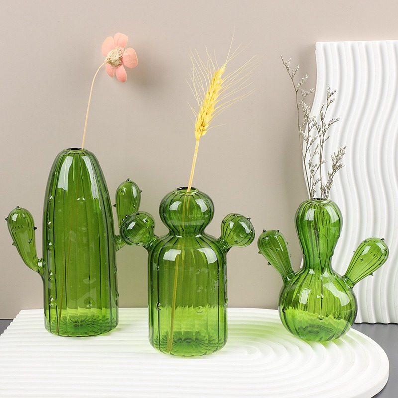 Colourful Glass Vase, Desktop  - Desk Setup Plant 评论和价格