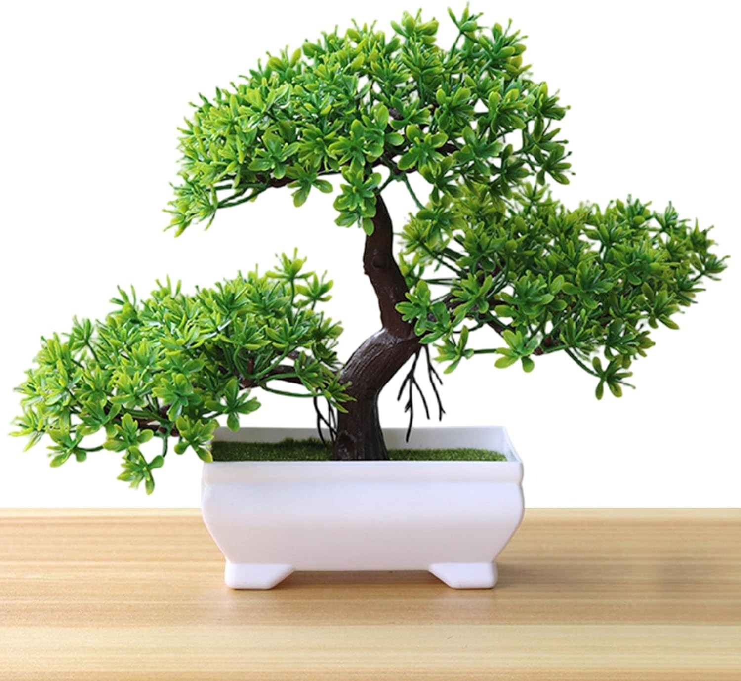 1/2Pcs Artificial Bonsai Tree  - Desk Setup Plant 评论和价格